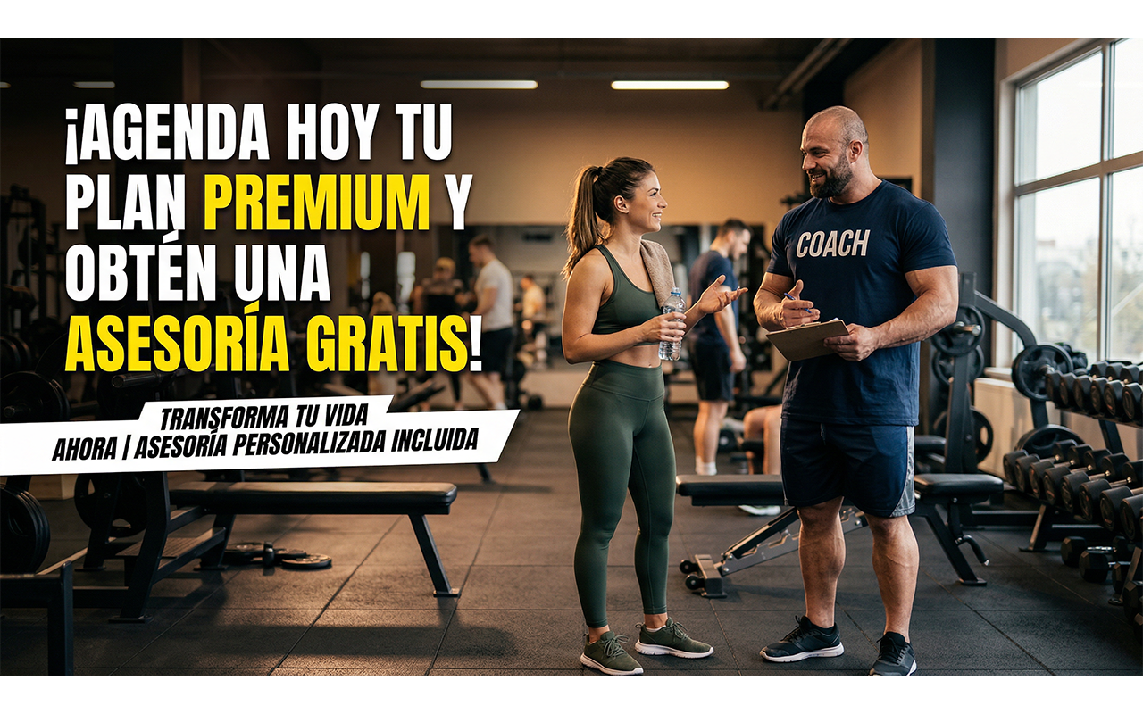 Ejemplo visual de gimnasio o sala de espera